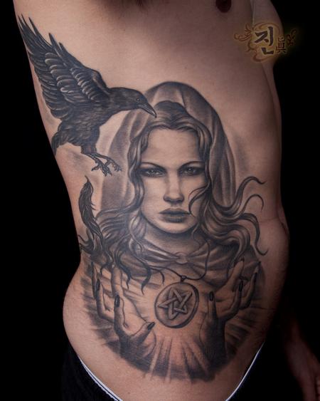 Tattoos - Witch and Raven - 94947